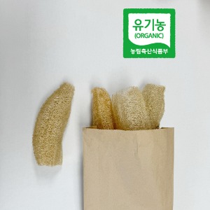 리네드 유기농 국산 천연수세미 4개입, 개당 10-20cm